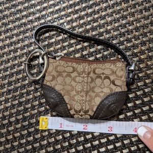 Coach mini coin purse keychain